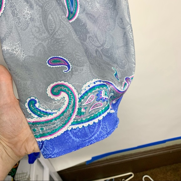 Vintage Paisley Hal Ferman by Donald Curtis Blouse and Skirt Outfit - Picture 6 of 11